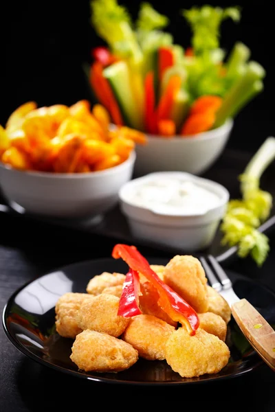 Palitos de queijo fritos — Fotografia de Stock