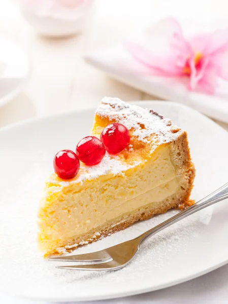 Homemade Cheesecake — Stock Photo, Image
