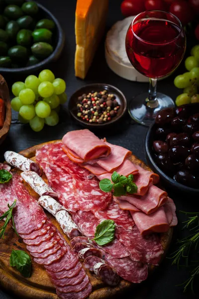 Meat catering platter — Stock Photo, Image