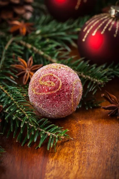 Tradiční vánoční dekorace — Stock fotografie
