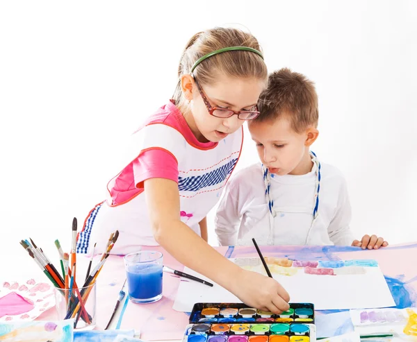 Målning för barn — Stockfoto