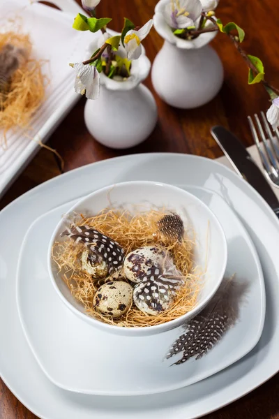 Easter place setting — Stock Photo, Image