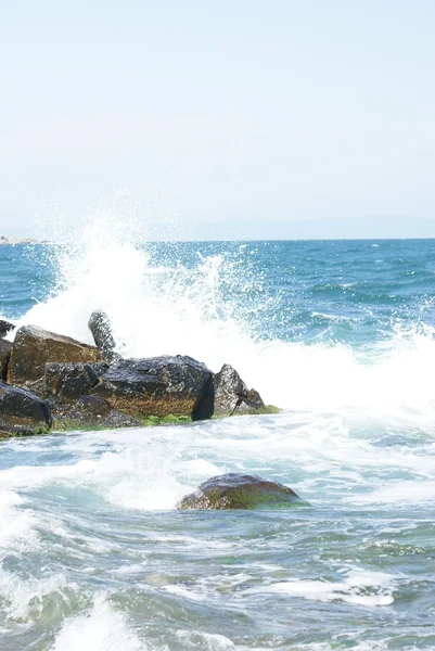 Rotsachtige kust — Stockfoto