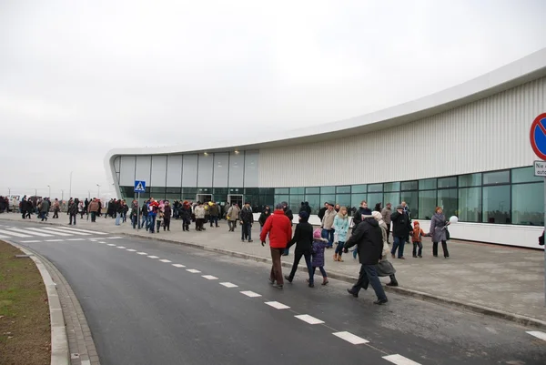 Aeroporto de Lublin - dia aberto — Fotografia de Stock