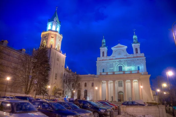 Lublin miasto streetview — Zdjęcie stockowe