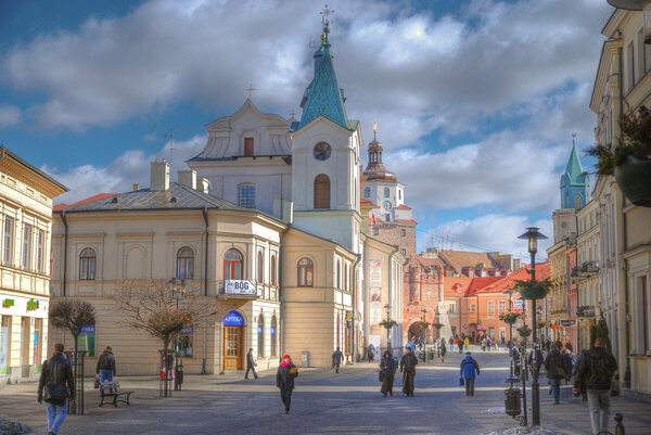 This is a view of Lublin City, Poland