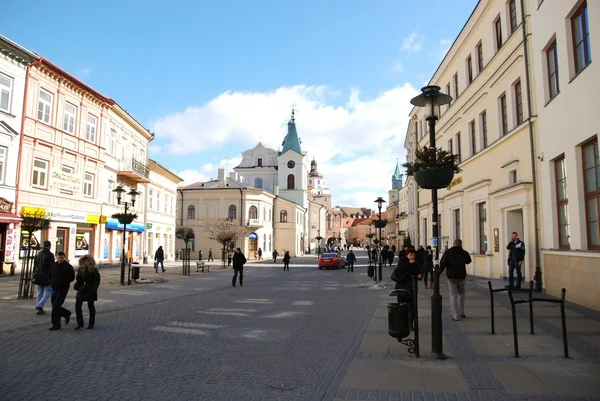 Lublin miasto streetview — Zdjęcie stockowe