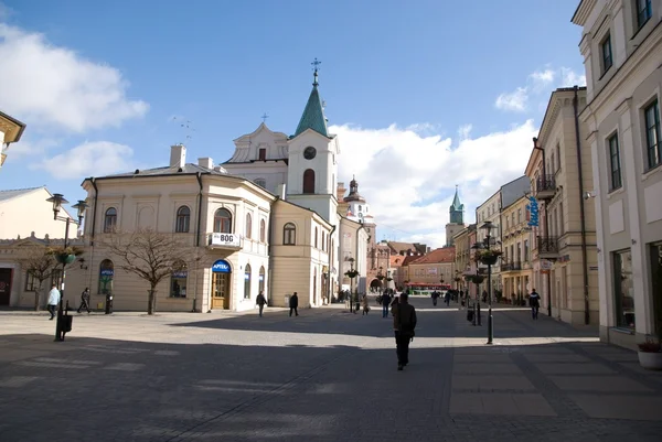 Streetview πόλη Lublin — Φωτογραφία Αρχείου