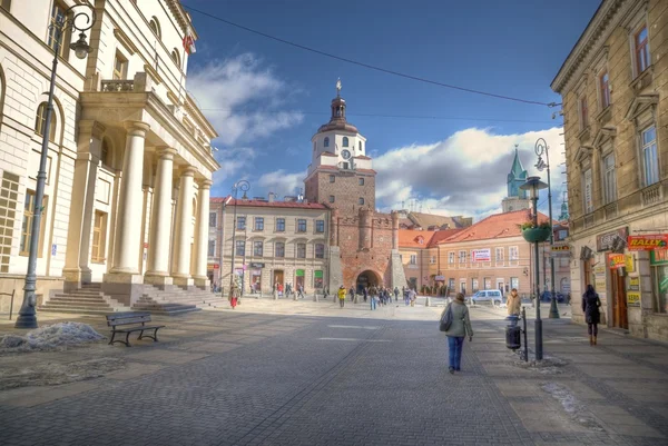 Lublin City streetview — Stock Photo, Image
