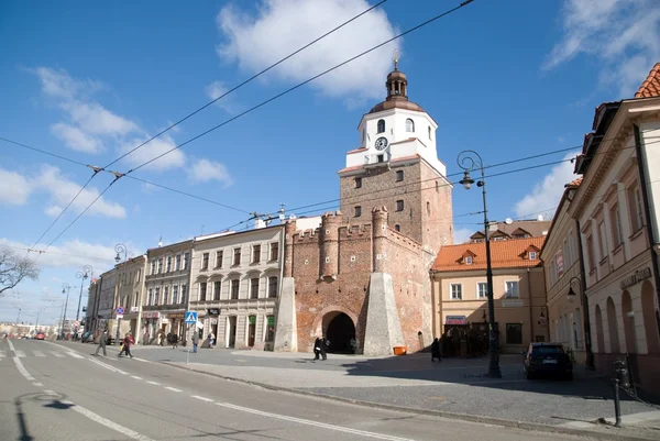 Люблін streetview — стокове фото