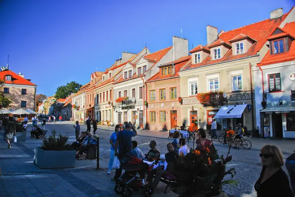 Sandoměř město, Polsko — Stock fotografie