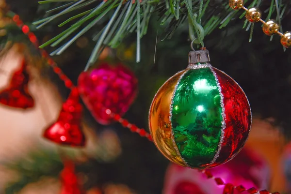 Op de christman-boom — Stockfoto