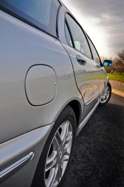 Carro de prata — Fotografia de Stock