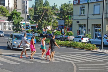Portoroz sokak görünümü