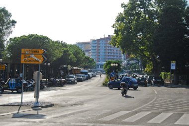 Portoroz sokak görünümü