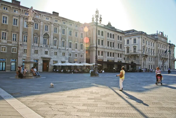 Triest vue sur la rue — Photo