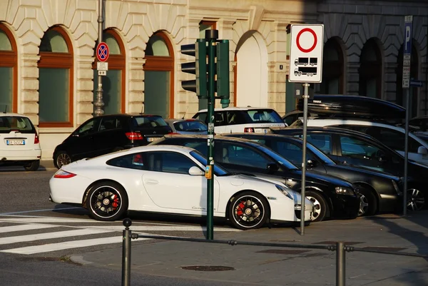 Vista stradale di Trieste — Foto Stock
