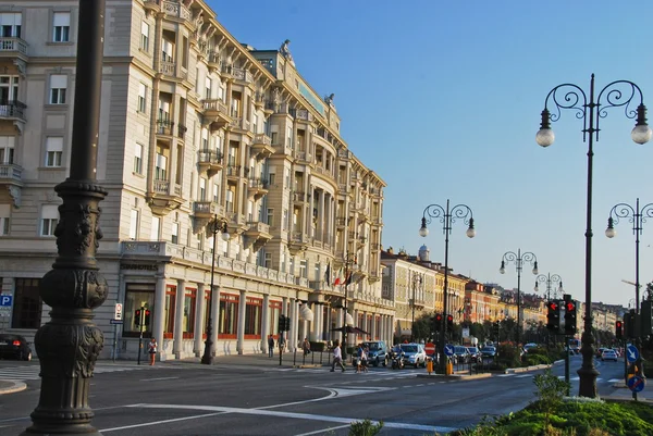 Triest Gatuvy — Stockfoto