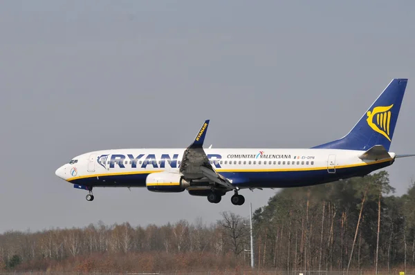 Aereo Ryanair — Foto Stock