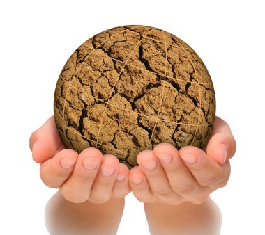 kavruk gezegene ellerini, küresel ısınma konsepti