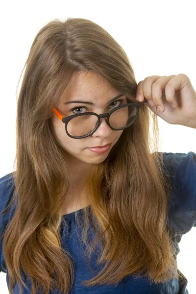 Ragazza geek — Foto Stock