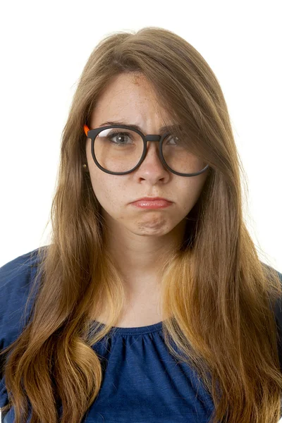 Unhappy young lady — Stockfoto