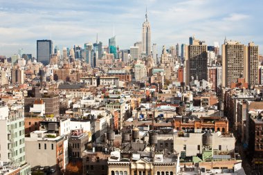Sokaklar ve Binalar New York şehrinin