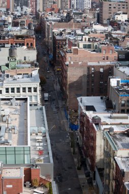 Sokaklar ve Binalar New York şehrinin