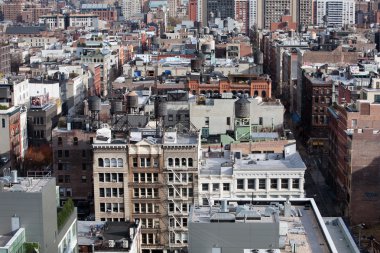 Sokaklar ve Binalar New York şehrinin