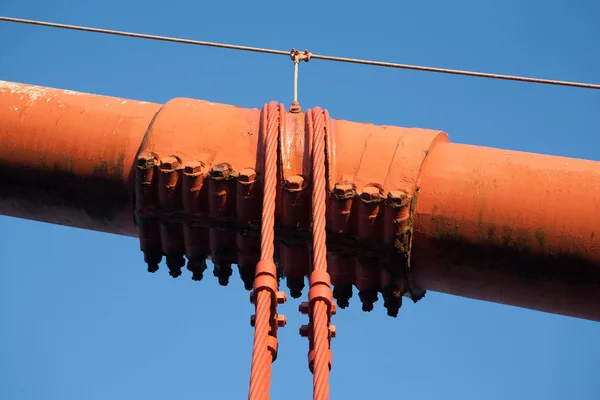 Cable connection on a bridge — Stock Photo, Image