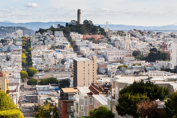 Panorama callejero de San Francisco —  Fotos de Stock