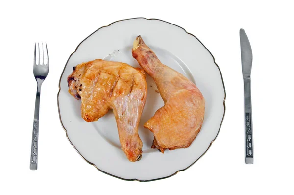 Perna de frango — Fotografia de Stock