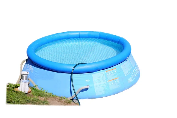 Childs plastic swimming pool — Stock Photo, Image
