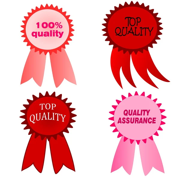 Quality ribbons — Stock Photo, Image
