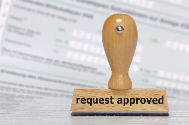 Request approved clipart