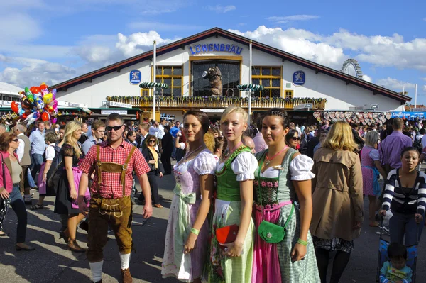 Oktoberfest в Мюнхене — стоковое фото