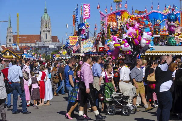 Oktoberfest v Mnichově — Stock fotografie