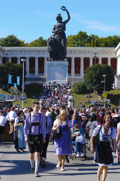 Oktoberfest v Mnichově — Stock fotografie