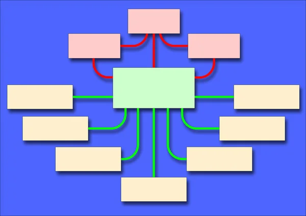 Business flowchart — Stock Photo, Image