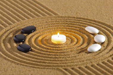 zen garden clipart