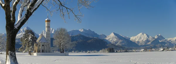 Panorama pejzaż w Bawarii, Niemcy — Zdjęcie stockowe