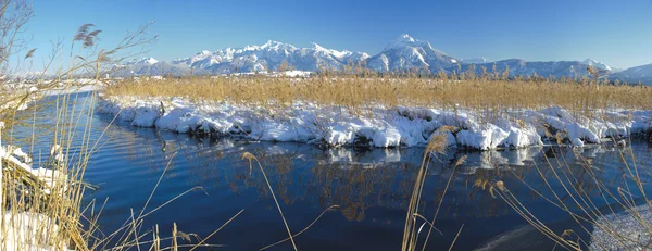 Paisaje panorámico en Baviera — Foto de Stock