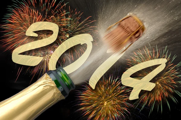 Nový rok 2014 — Stock fotografie