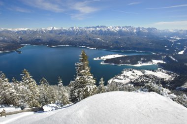 Bavyera 'daki panorama manzarası