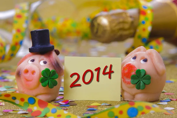 El talismán para un nuevo año 2014 — Foto de Stock