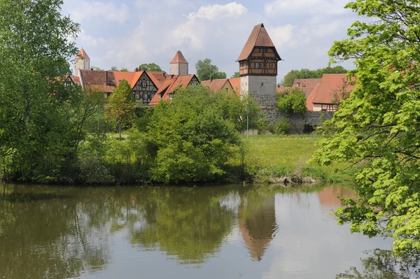 Dinkelsbuehl miasto w Bawarii — Zdjęcie stockowe