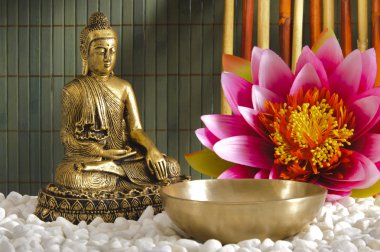 Buddha in meditation clipart