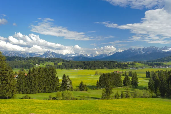 Panorama landscape in bavaria — Stock Photo, Image