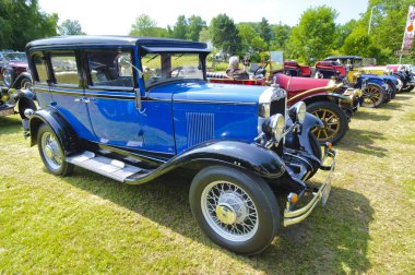 Oldtimer araba ralli