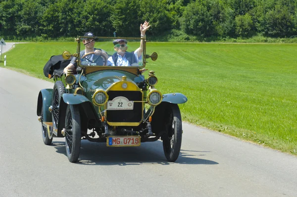 Oldtimer auto rally — Stock fotografie